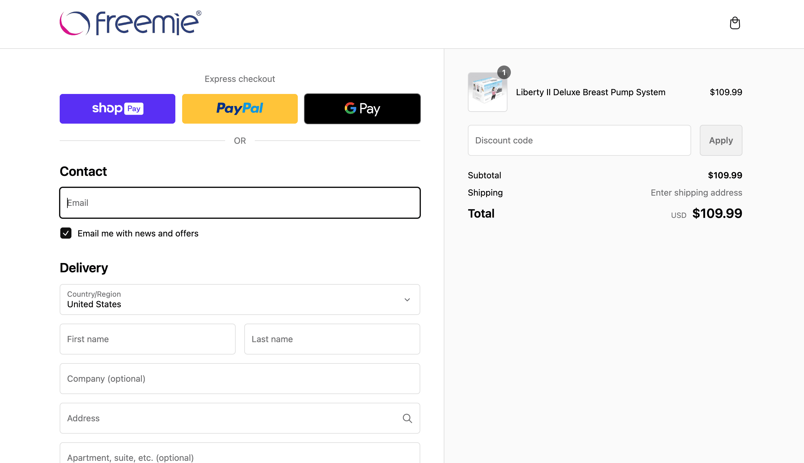 How to apply Freemie coupon code